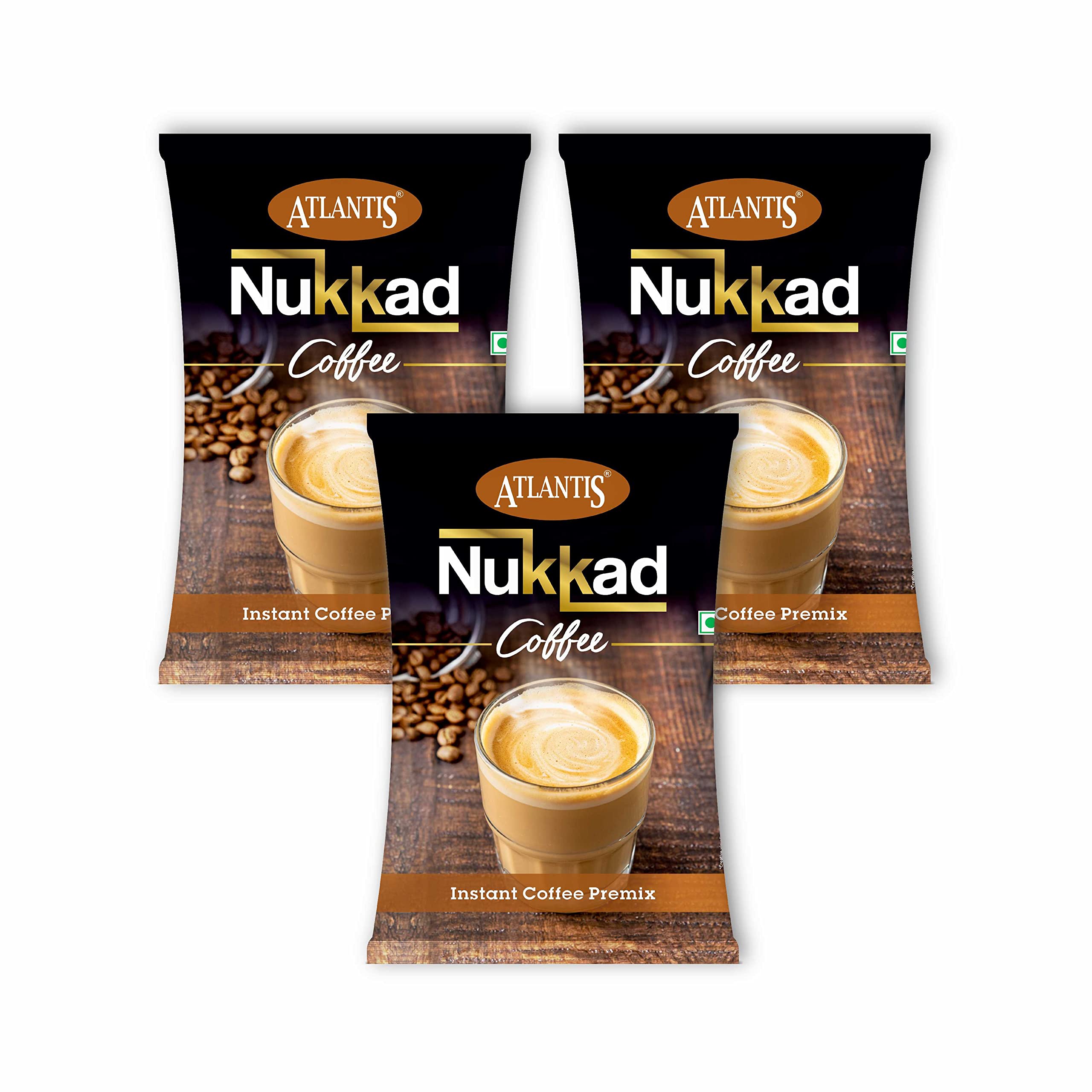 ATLANTIS 3 In 1 Nukkad Bag Instant Coffee Premix Dry Powder 3 Kg